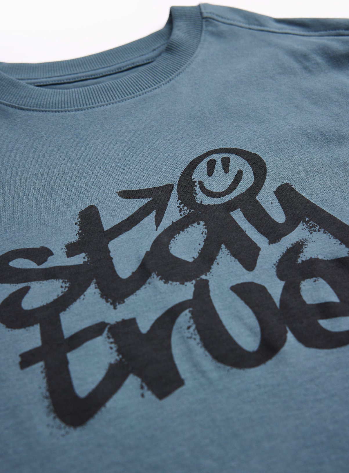 Teal Stay True Graphic Cotton T-Shirt 10 years - Image 2 thumbnail