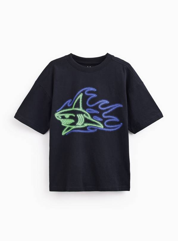 Shark Graphic Print T-Shirt 8 years