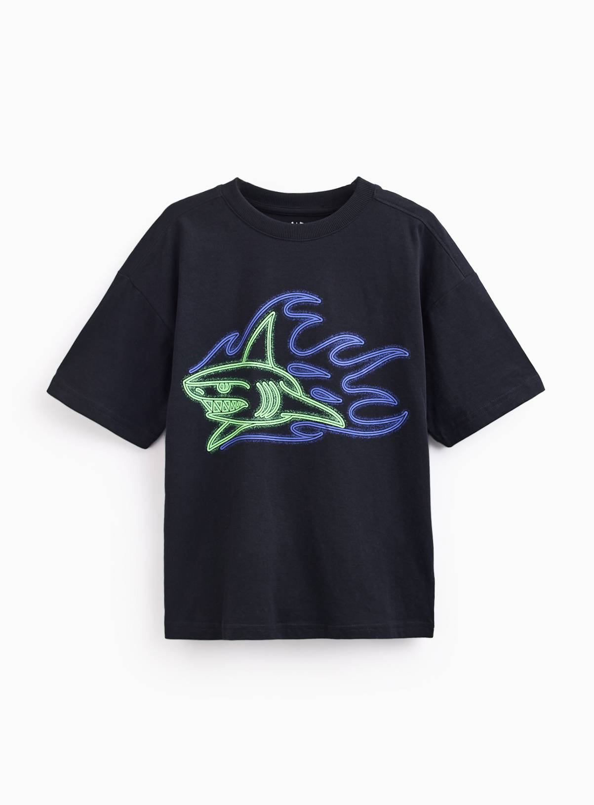 Shark Graphic Print T-Shirt 13 years - Image 1