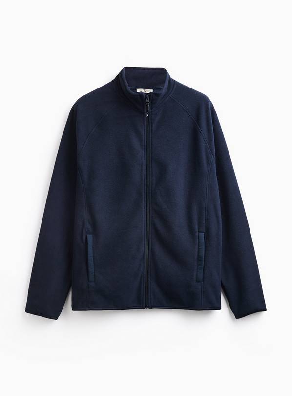 Navy Zip Up Microfleece XXL