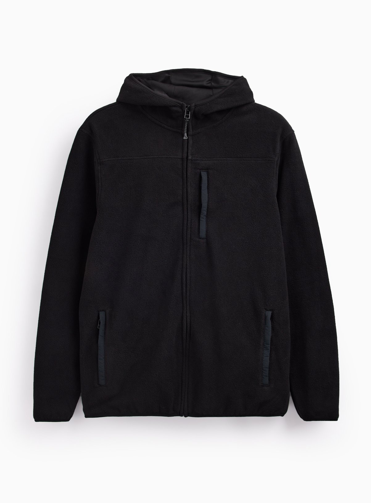 Black Hooded Micro Fleece XXXL - Image 3 thumbnail