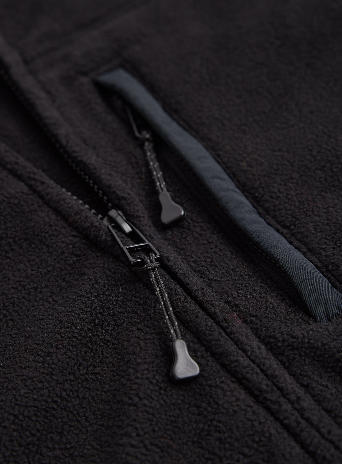 Black Hooded Micro Fleece XXXL - Image 4 thumbnail