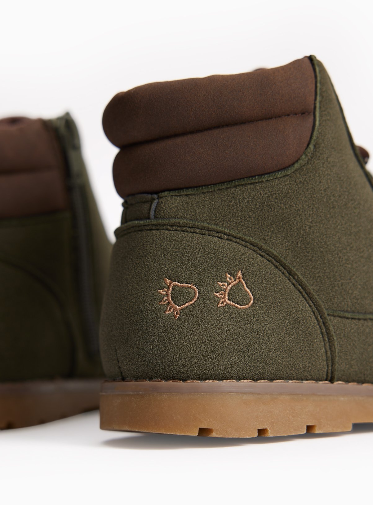 Gruffalo Khaki Apron Seam Boots 7 Infant - Image 3 thumbnail
