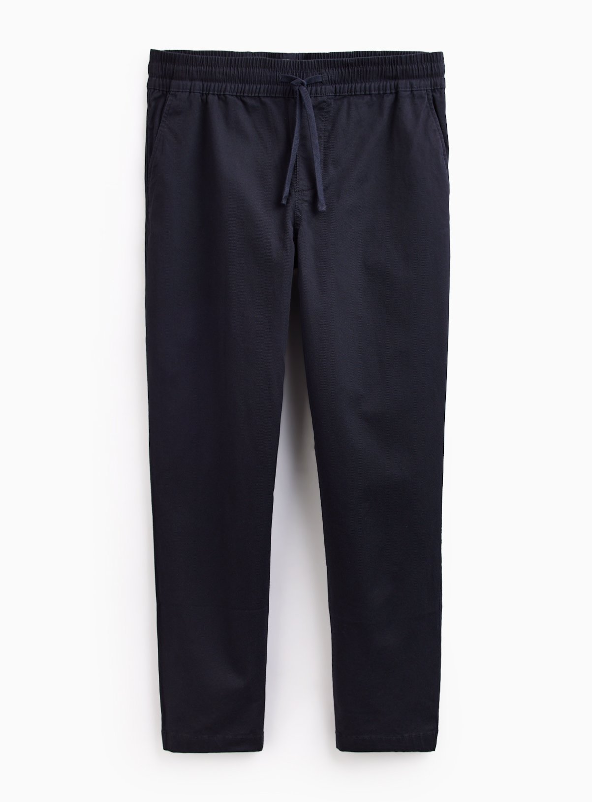 Navy Pull-On Cotton Rich Trousers 36R - Image 3 thumbnail