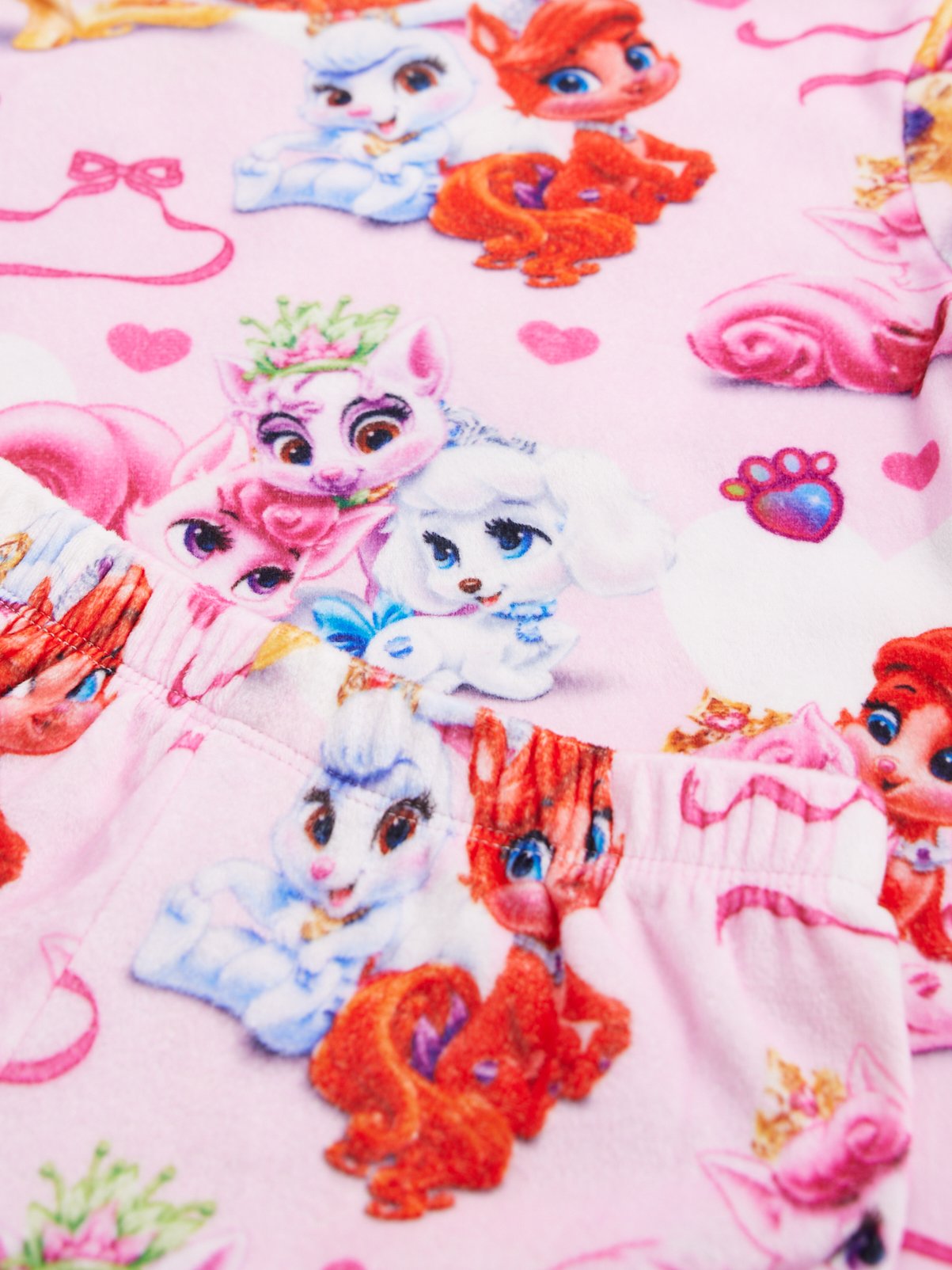 Disney Princess Animals Pink Pyjama Set 7-8 years - Image 3 thumbnail