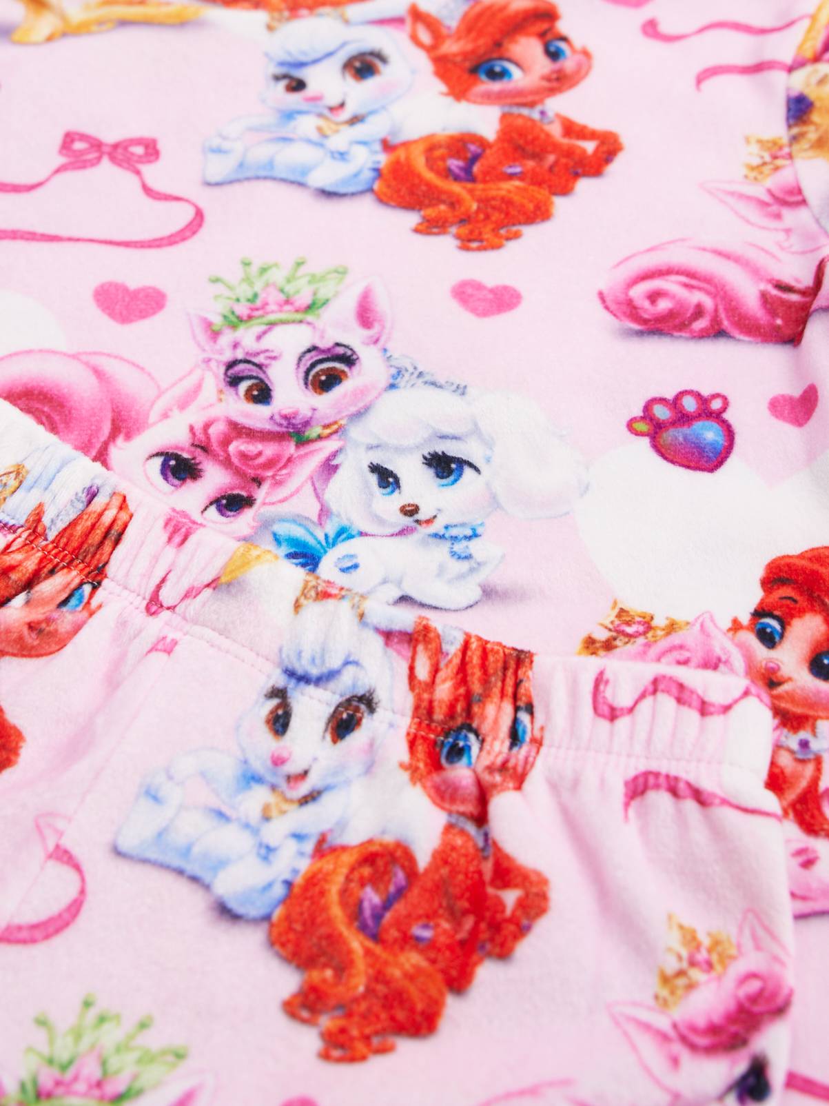Disney Princess Animals Pink Pyjama Set 8-9 years - Image 3