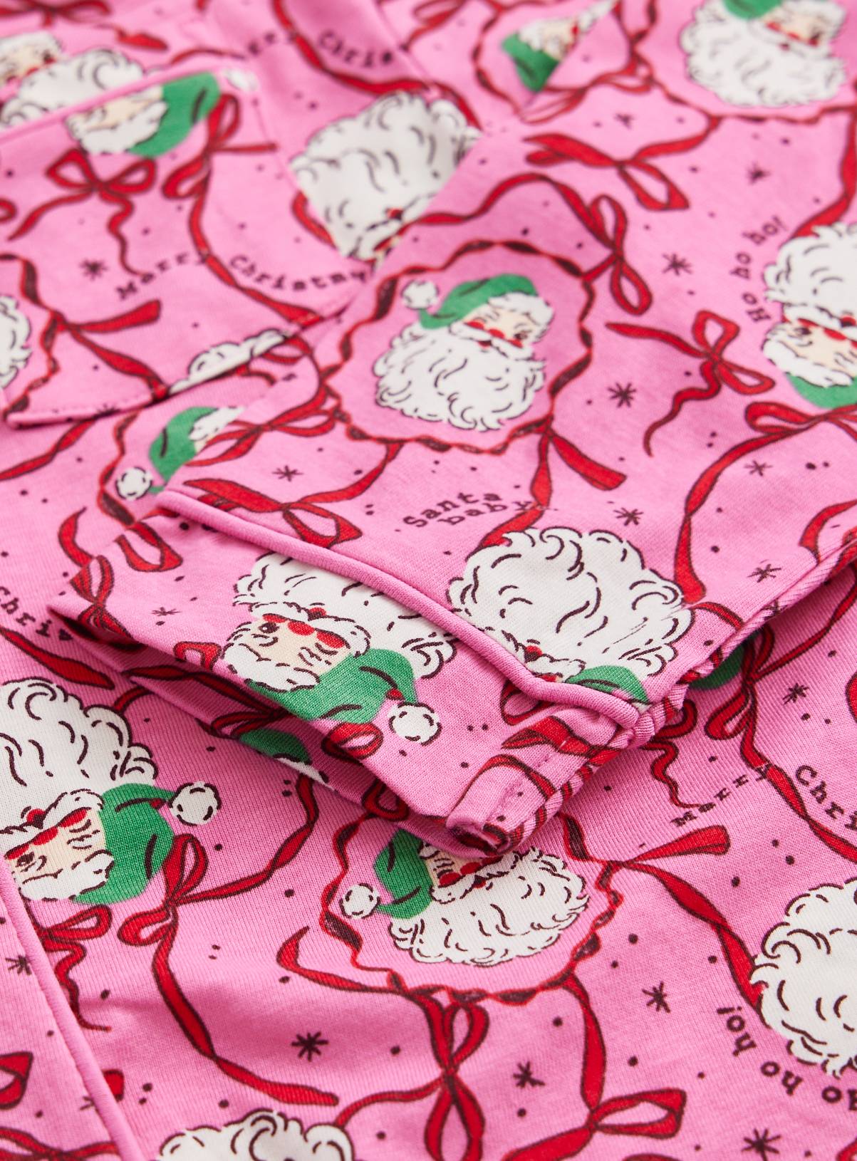 Mini Me Christmas Santa Claus Pink Pyjama Set 2-3 years - Image 3