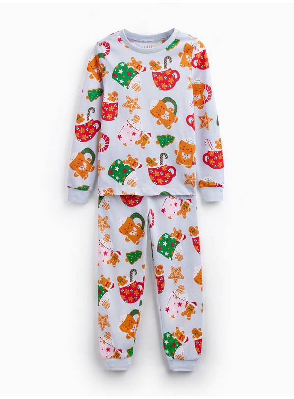 Gingerbread Mug Christmas Pyjama Set 1-2 years