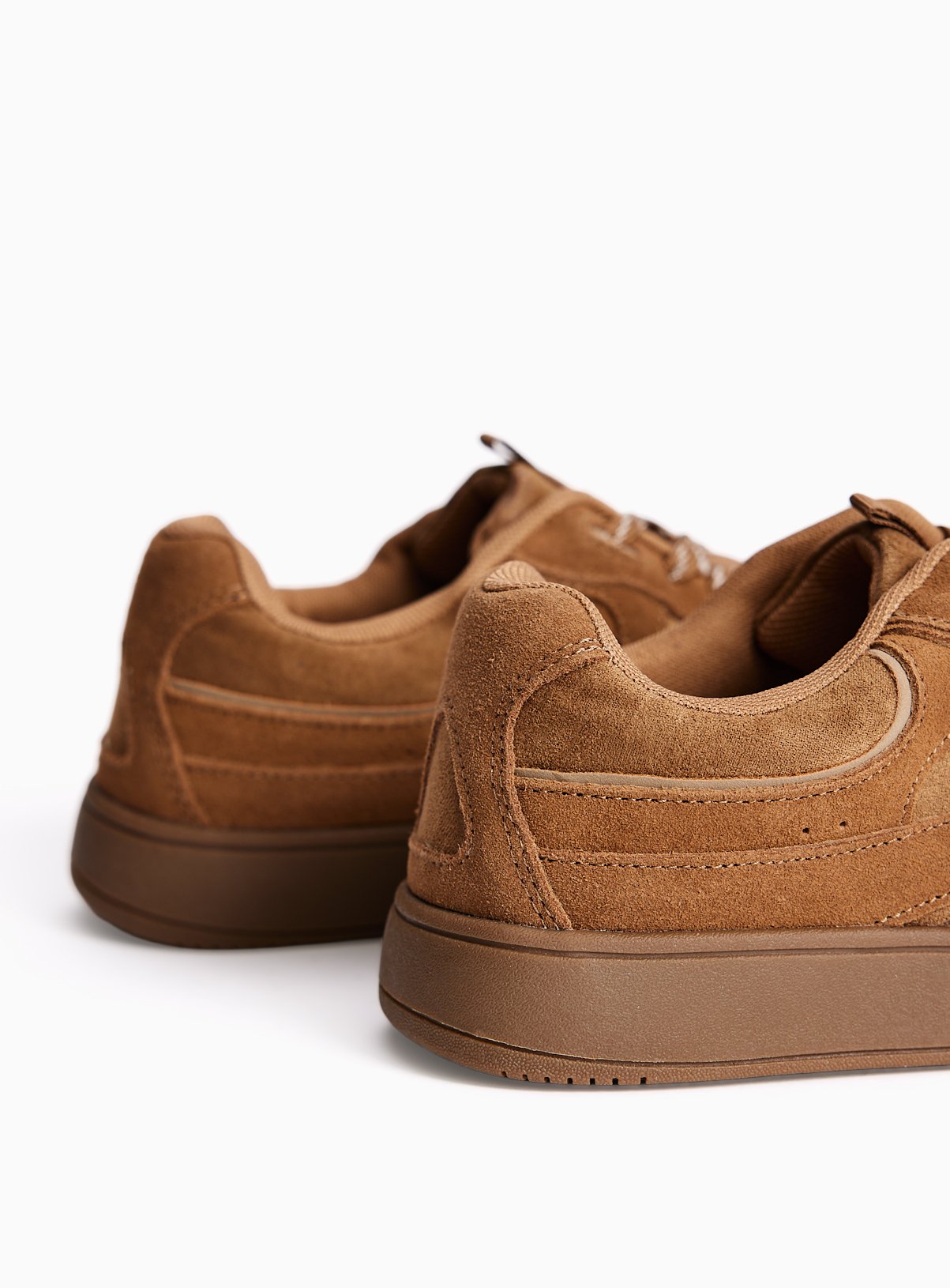 Tan Suede Trainers 11 - Image 5 thumbnail