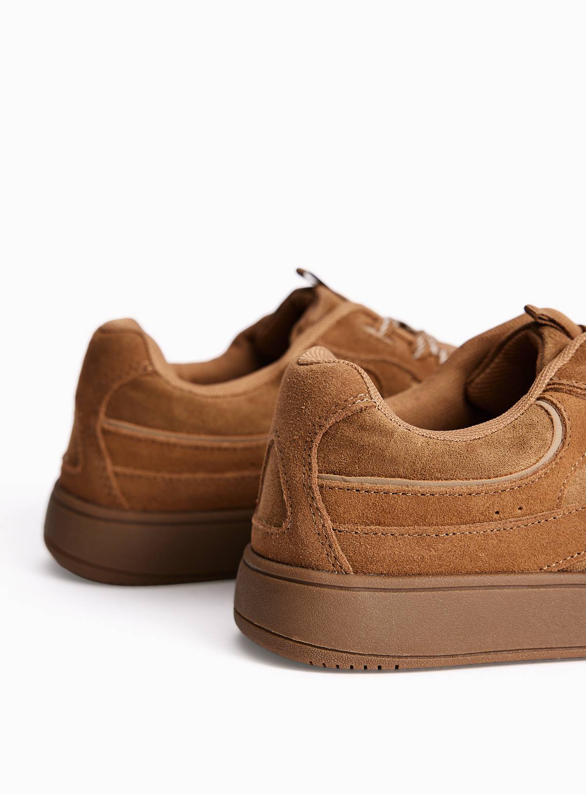Tan Suede Trainers 11 - Image 5