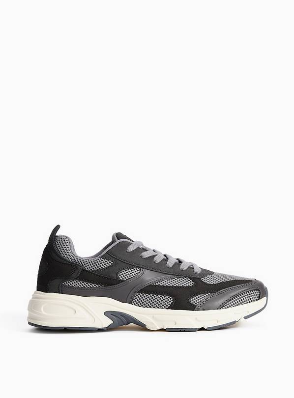 Grey Panel Jogger Trainers 7