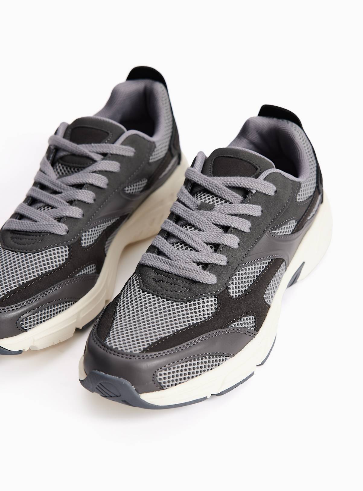 Grey Panel Jogger Trainers 7 - Image 2