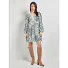 Buy DOROTHY PERKINS Paisley Lace Trim Long Sleeve Printed Mini Dress Green  16 | Mini | Tu
