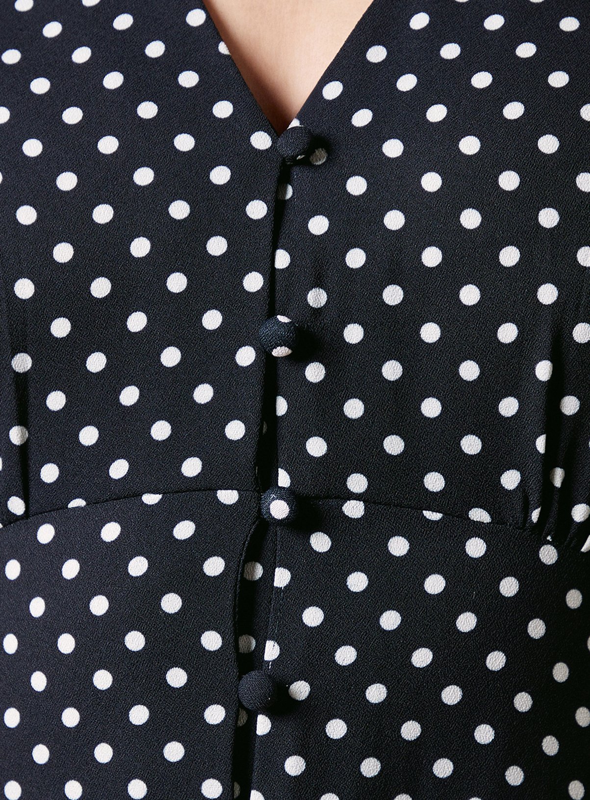 DOROTHY PERKINS Spot Button Through Flutter Sleeve Midi Dress 10 - Image 5 thumbnail