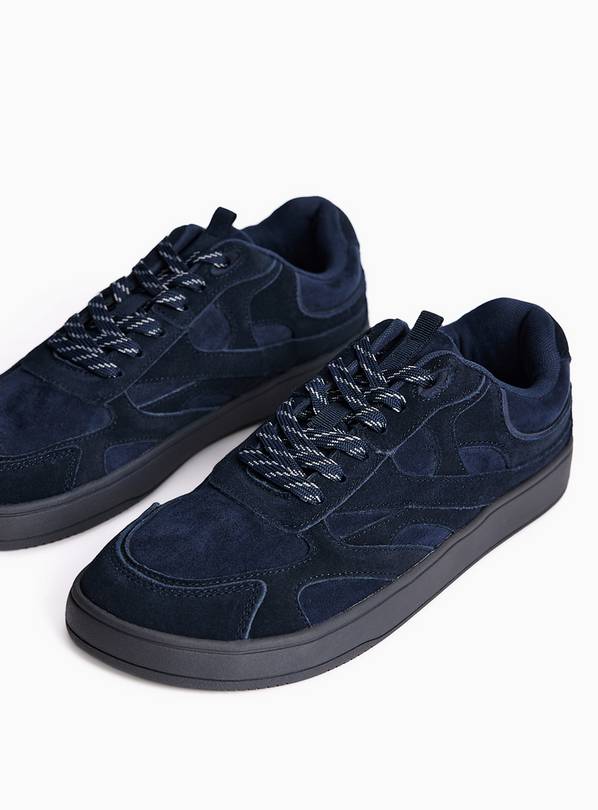 Barefoot Navy Suede Trainers 7