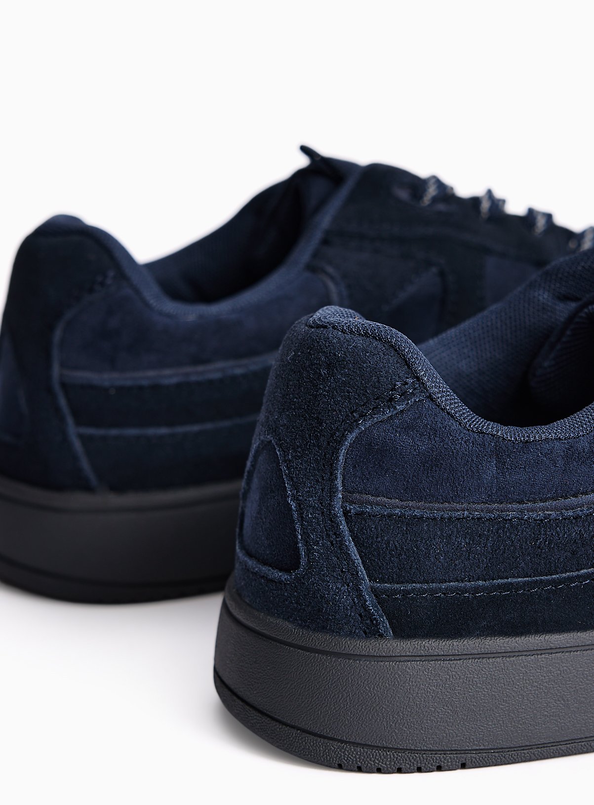 Navy Suede Trainers 9 - Image 4 thumbnail