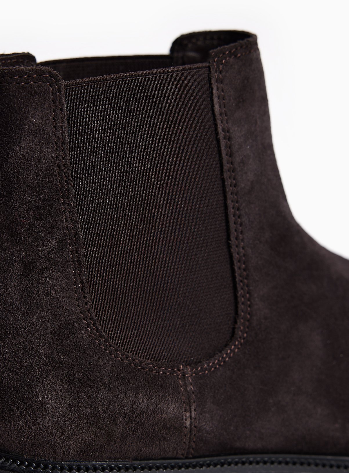 Brown Suede Chelsea Boots 10 - Image 3 thumbnail