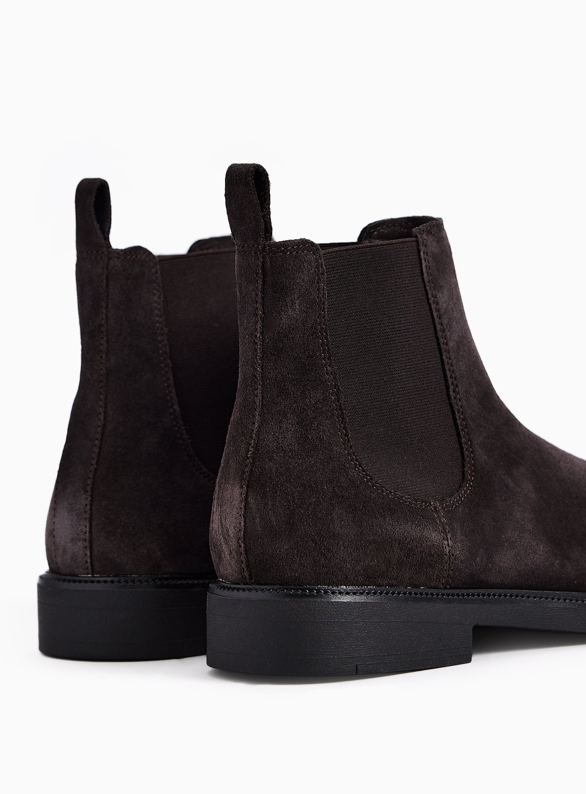 Brown Suede Chelsea Boots 10 - Image 4 thumbnail