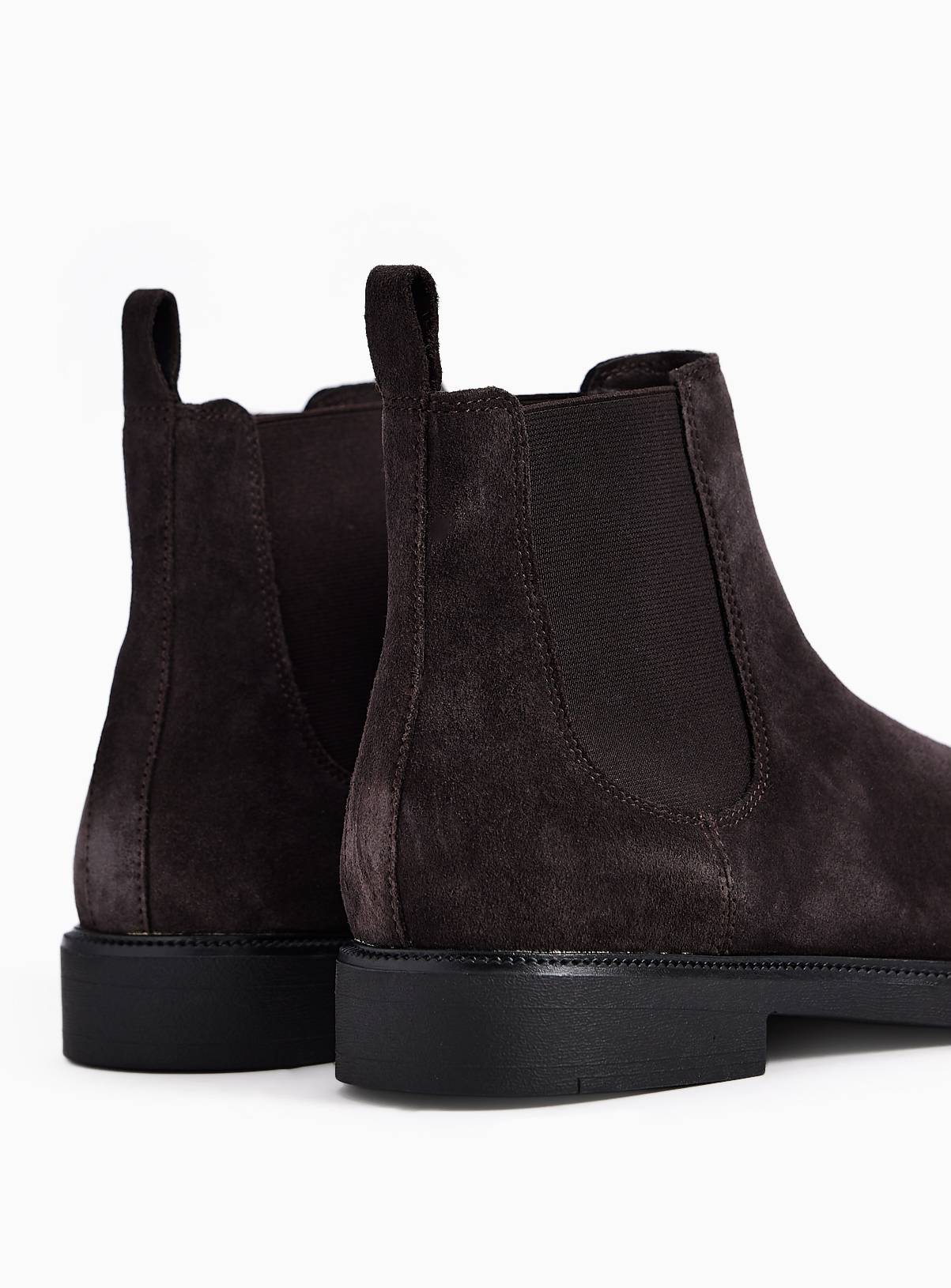 Brown Suede Chelsea Boots 10 - Image 4