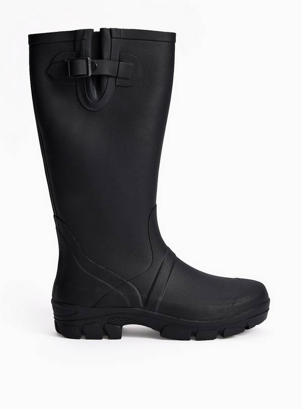 Black Rubber Wellies 9