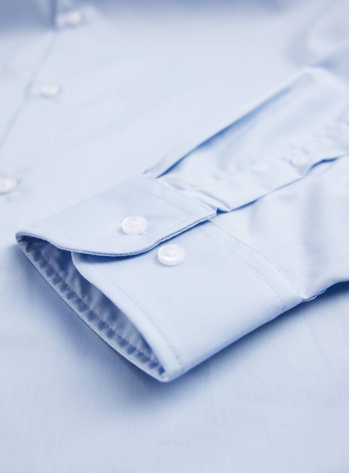 Pure Cotton Regular Fit Twill Long-Sleeved Shirt 15.5 - Image 3