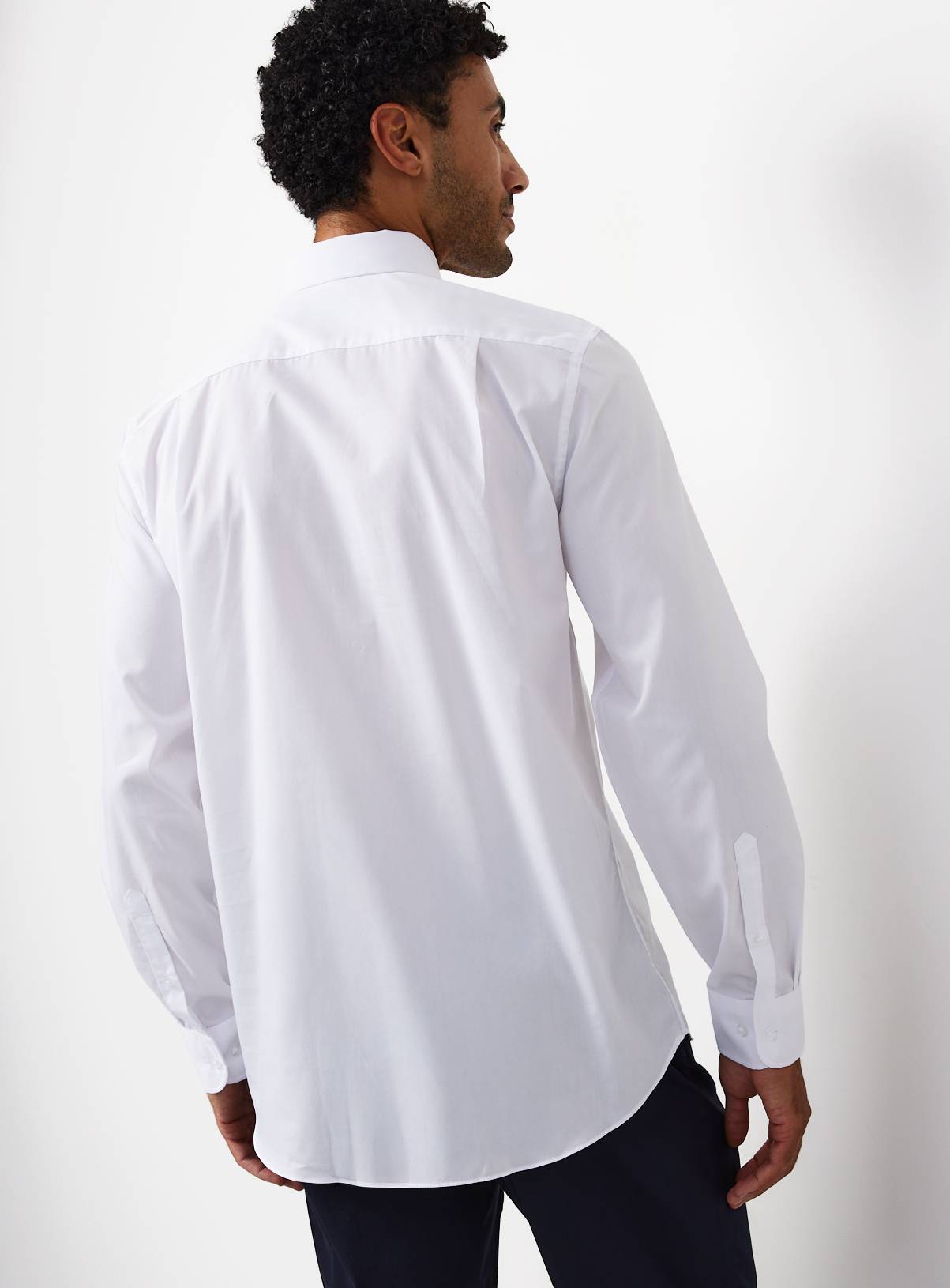 Pure Cotton Regular Fit Twill Long-Sleeved Shirt 14 - Image 4