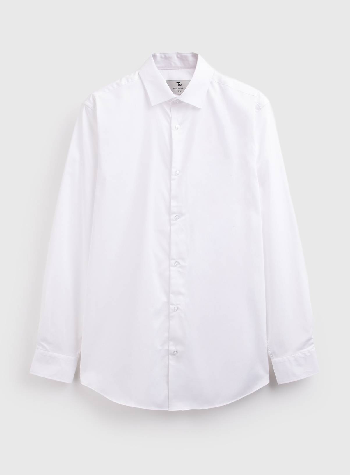Pure Cotton Regular Fit Twill Long-Sleeved Shirt 17 - Image 2