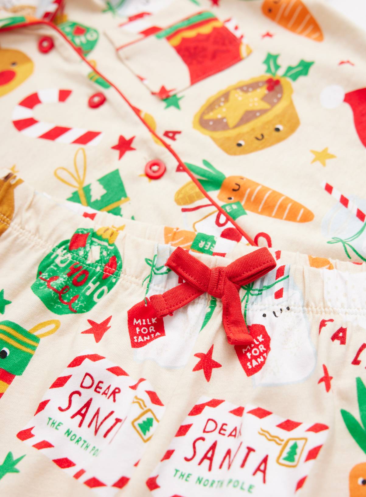 Christmas Icons Traditional Jersey Pyjama Set 4-5 years - Image 3