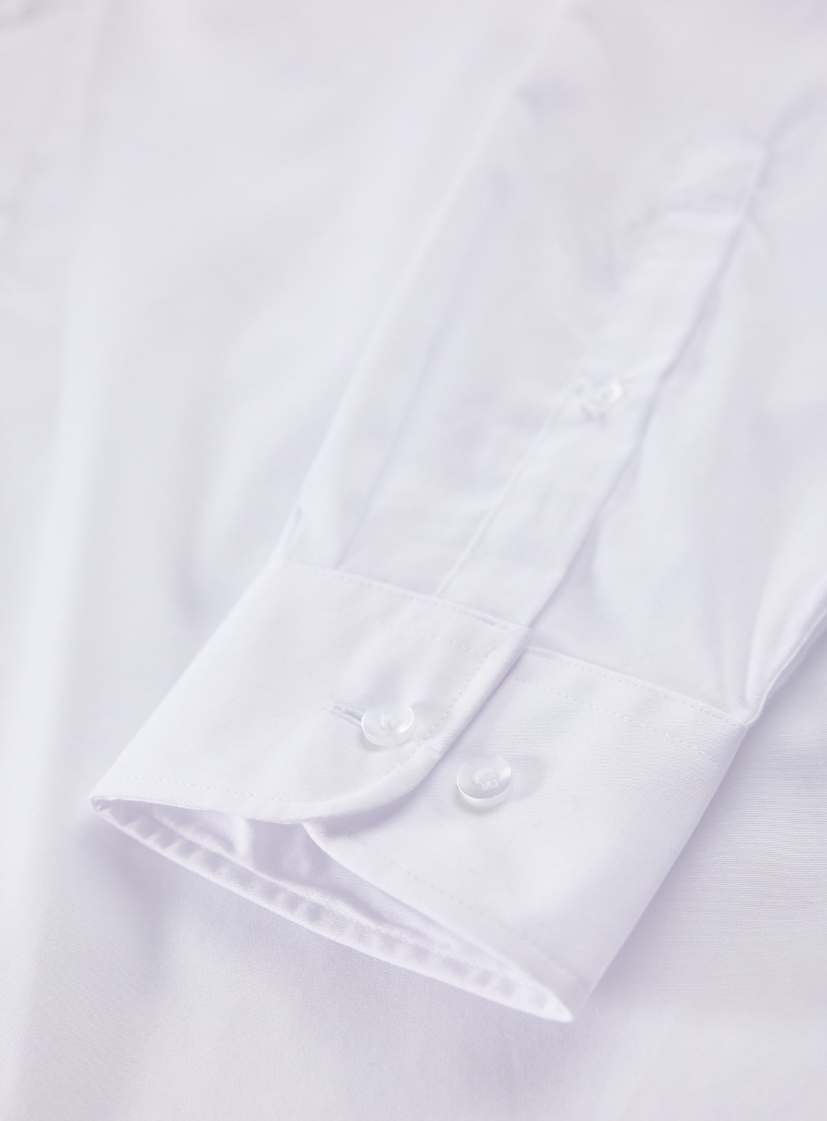 White Formal Long Sleeve Shirts 2 Pack 20 - Image 3 thumbnail
