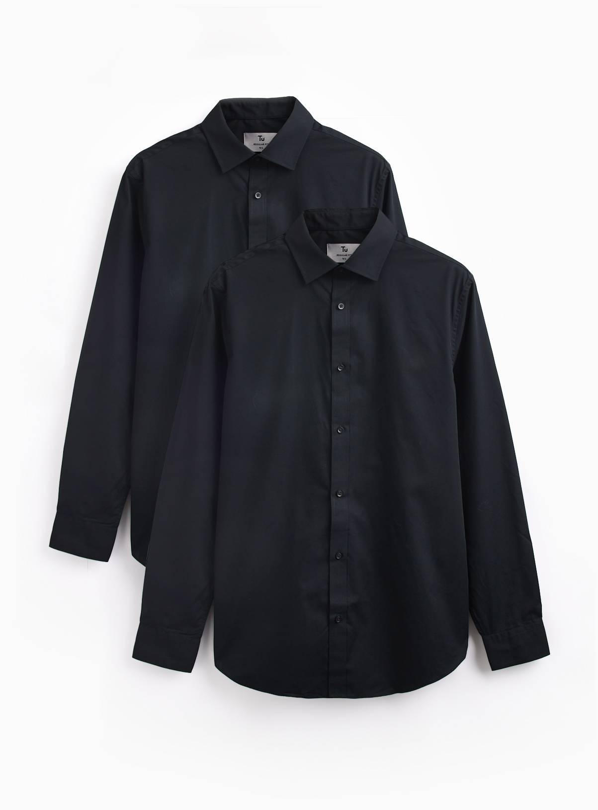 Regular Fit Long Sleeve Shirts 2-Pack 14 - Image 1