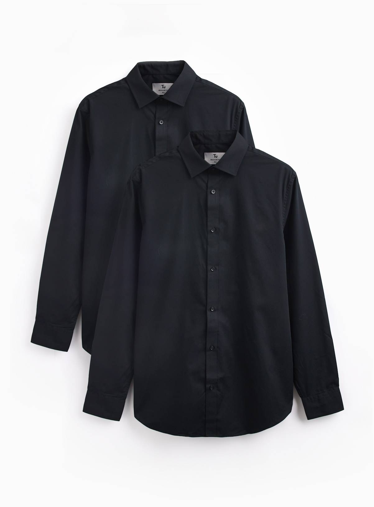 Regular Fit Long Sleeve Shirts 2-Pack 21 - Image 1