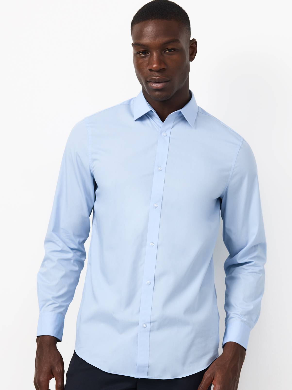 Regular Fit Blue Long Sleeved Shirts 2-Pack 20 - Image 1