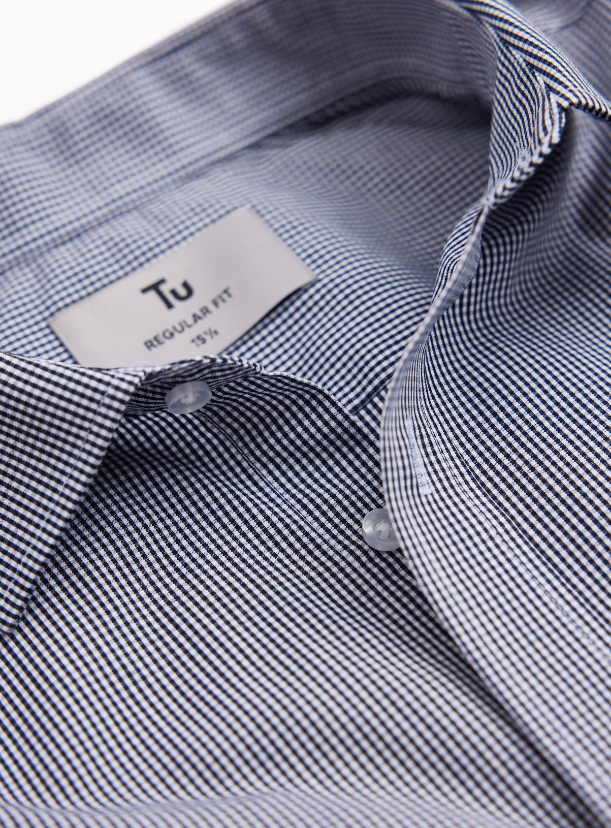 Regular Fit Blue Long Sleeved Shirts 2-Pack 20 - Image 3 thumbnail