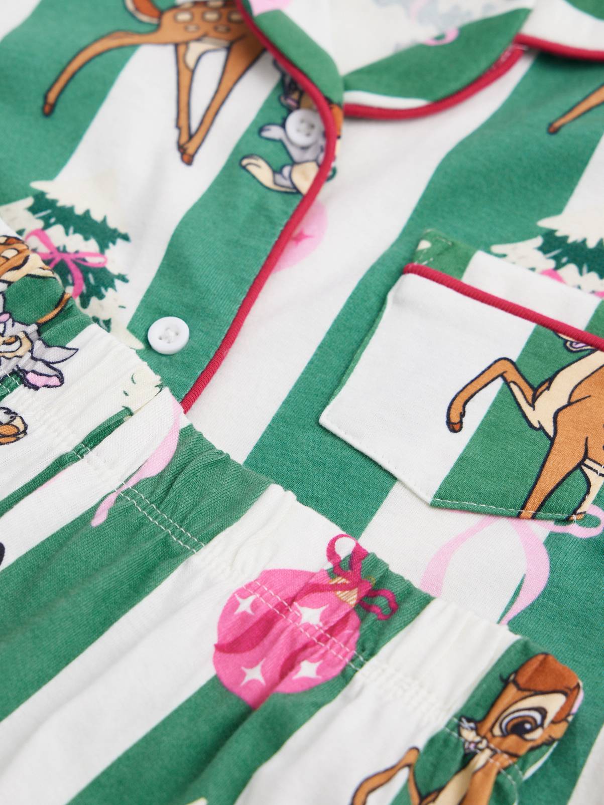 Family Matching Bambi Christmas Pyjama Set 8-9 years - Image 2