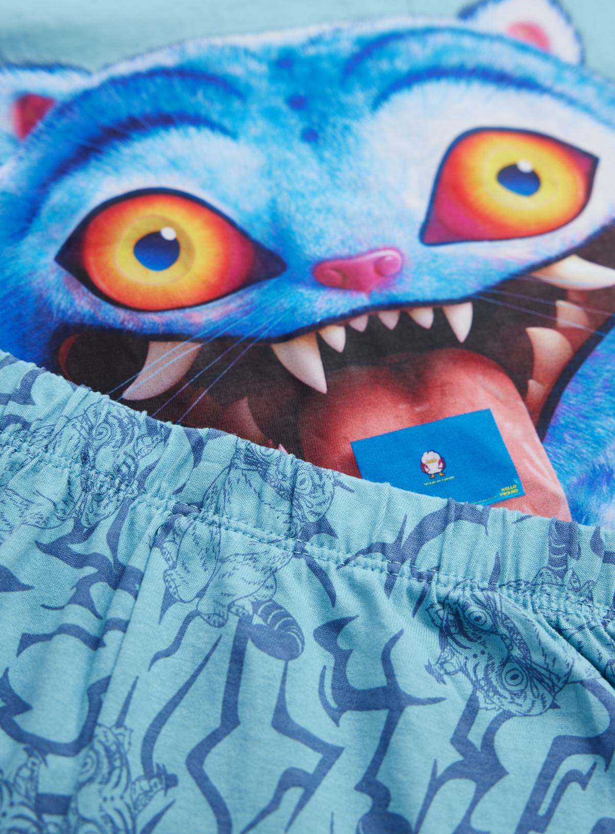 Blue K-Pop Demon Hunters Animal Pyjamas 11-12 years - Image 2