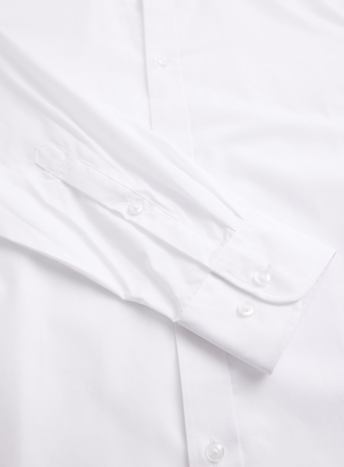 White Basic Slim Fit Shirts 2 Pack  17.5 - Image 2 thumbnail