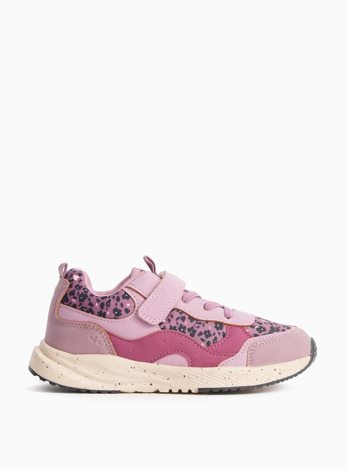 Burgundy Floral Tech Trainers 13 Infant - Image 2 thumbnail
