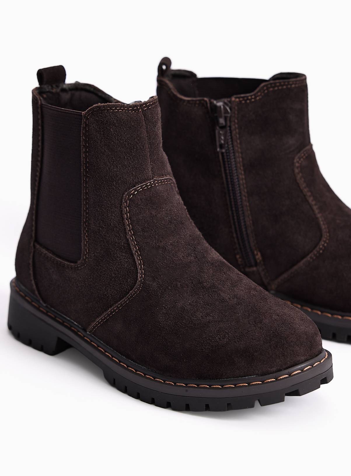 Brown Chelsea Boots 13 Infant - Image 3