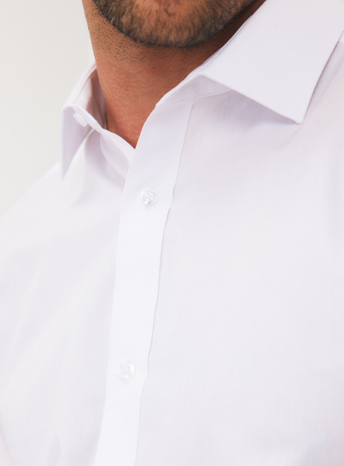 Regular Fit White Short Sleeved Shirts 2-Pack 20 - Image 3 thumbnail