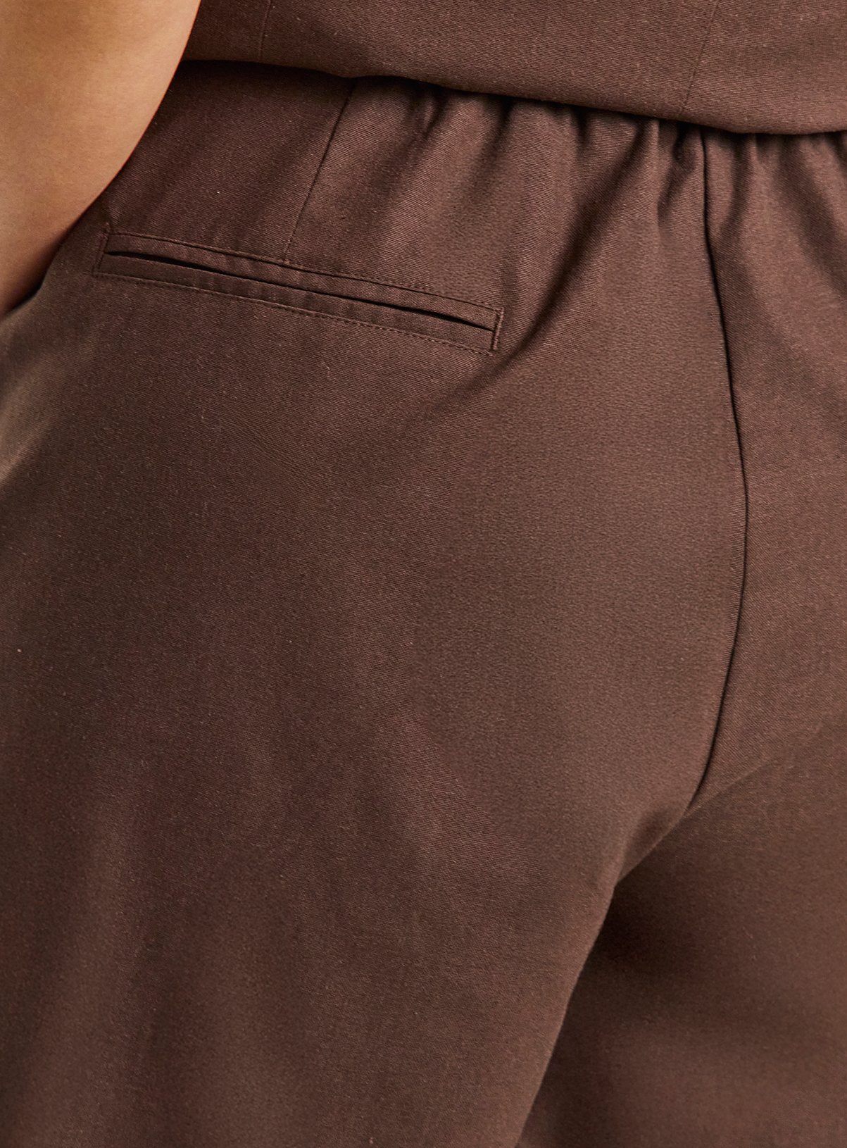 SIMPLY BE Linen Barrel Trousers 16 - Image 4 thumbnail