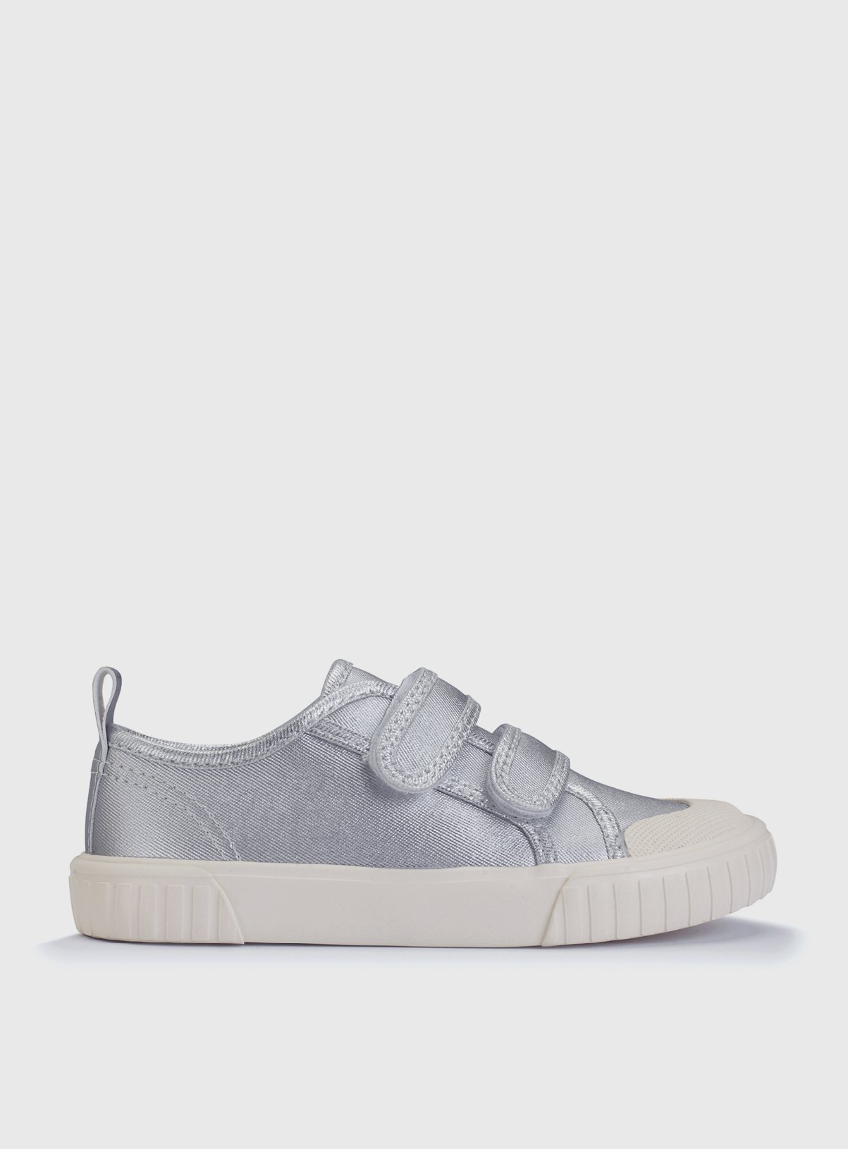 START-RITE Tide Silver Canvas Silver 7.5 Infant - Image 1 thumbnail