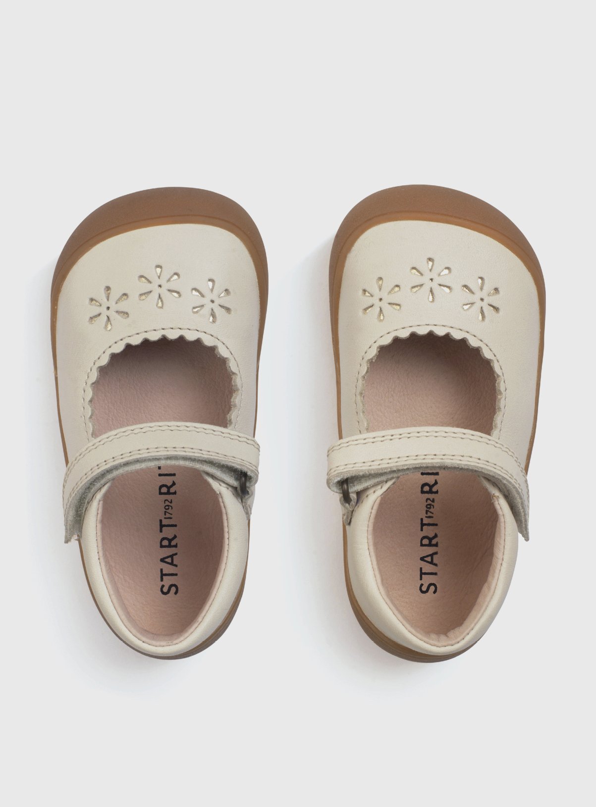 START-RITE Eva Cream Leather Flowers 5 Infant - Image 3 thumbnail