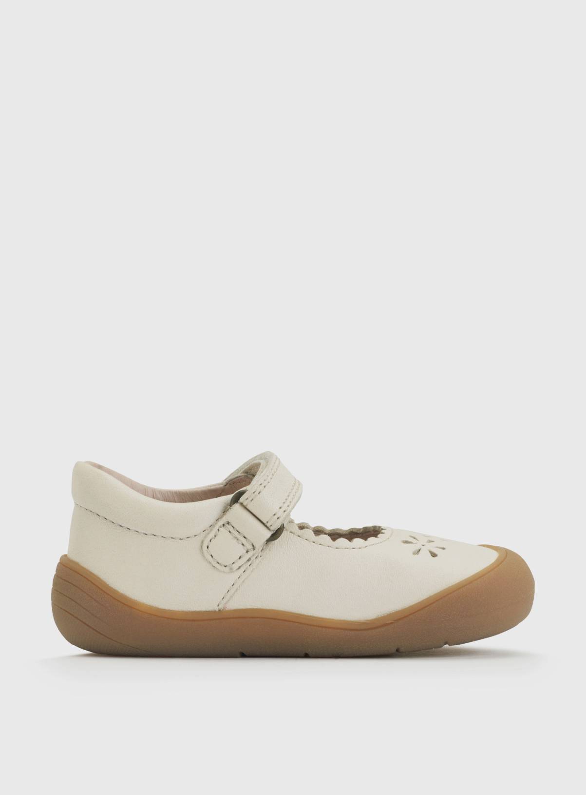 START-RITE Eva Cream Leather Flowers 5 Infant - Image 6