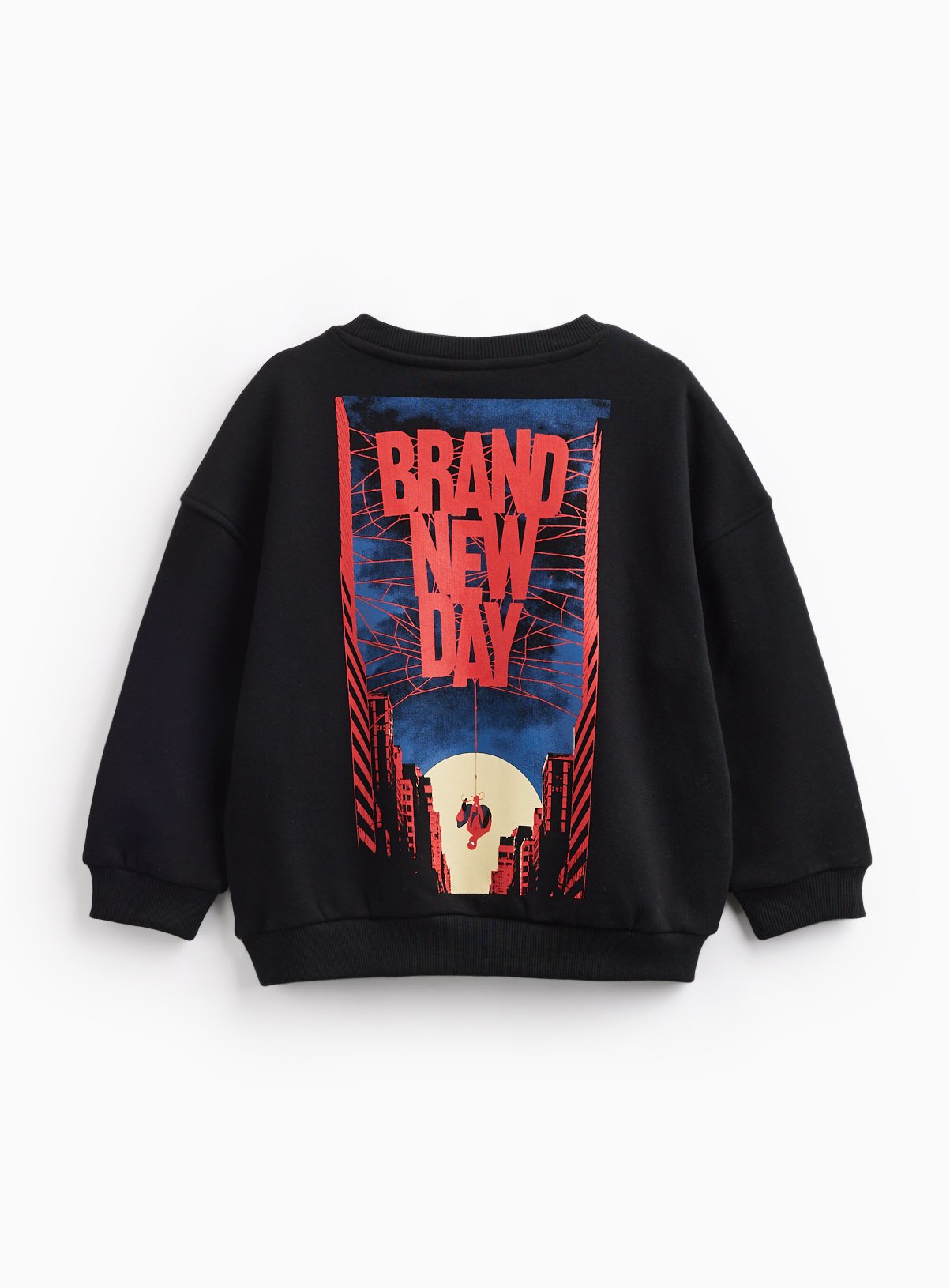 Black Spider-Man Graphic Sweatshirt 2 years - Image 2 thumbnail