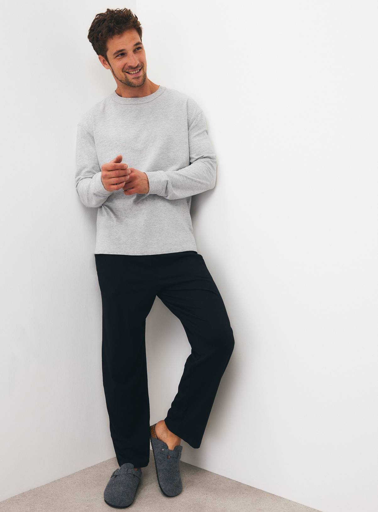 Black & Charcoal Cotton Rich Pyjama Bottoms 2-Pack  XL - Image 2