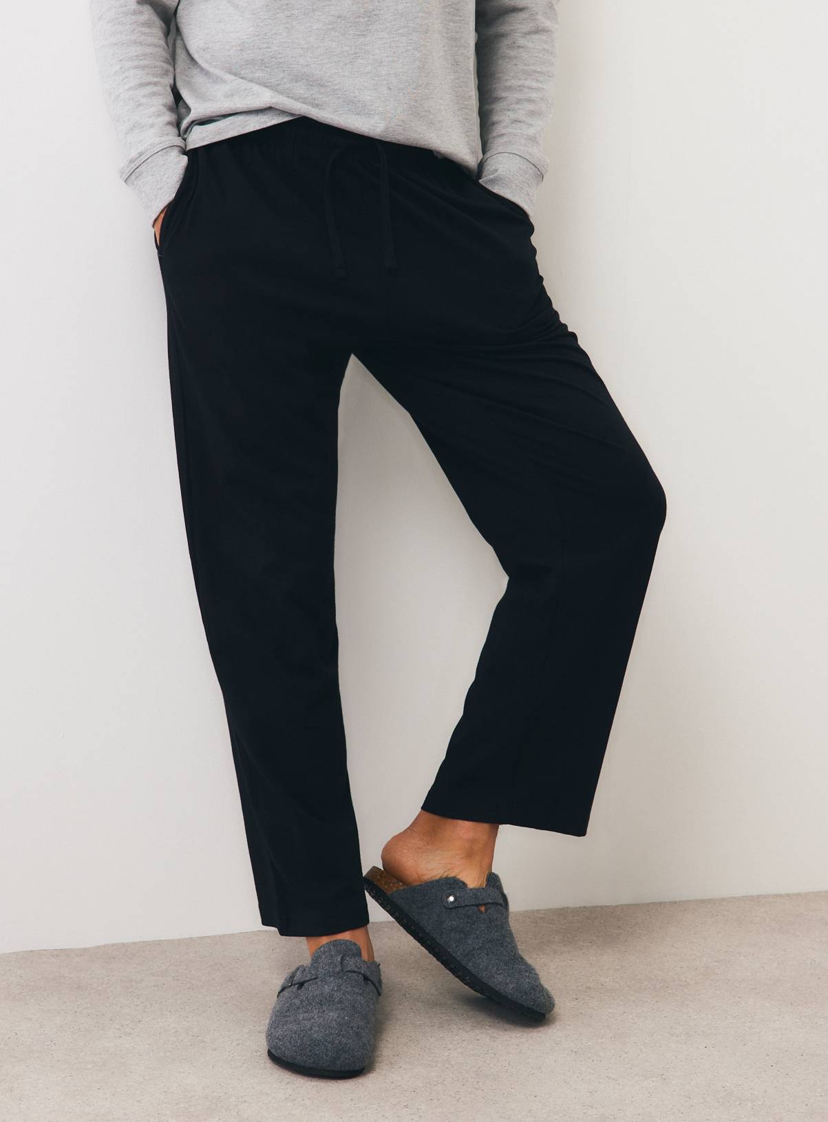 Black & Charcoal Cotton Rich Pyjama Bottoms 2-Pack  XL - Image 3