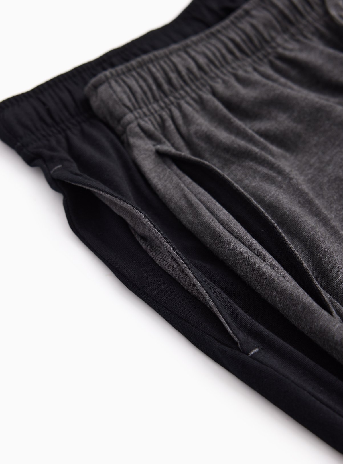 Black & Charcoal Cotton Rich Pyjama Bottoms 2-Pack  XL - Image 4 thumbnail