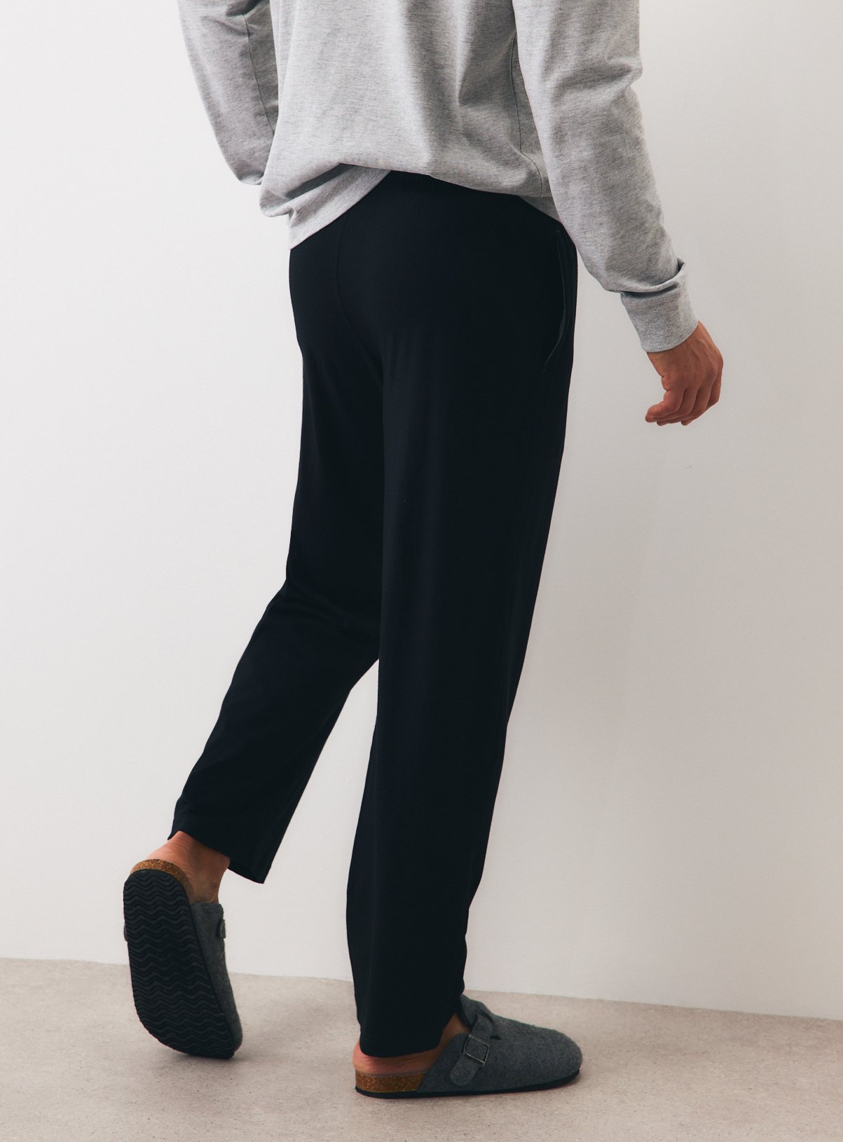 Black & Charcoal Cotton Rich Pyjama Bottoms 2-Pack  XL - Image 5 thumbnail