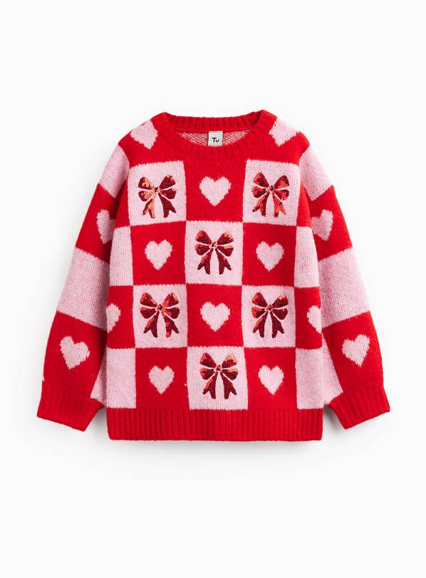 Christmas Drop Shoulder Crew Neck Jumper 14 years