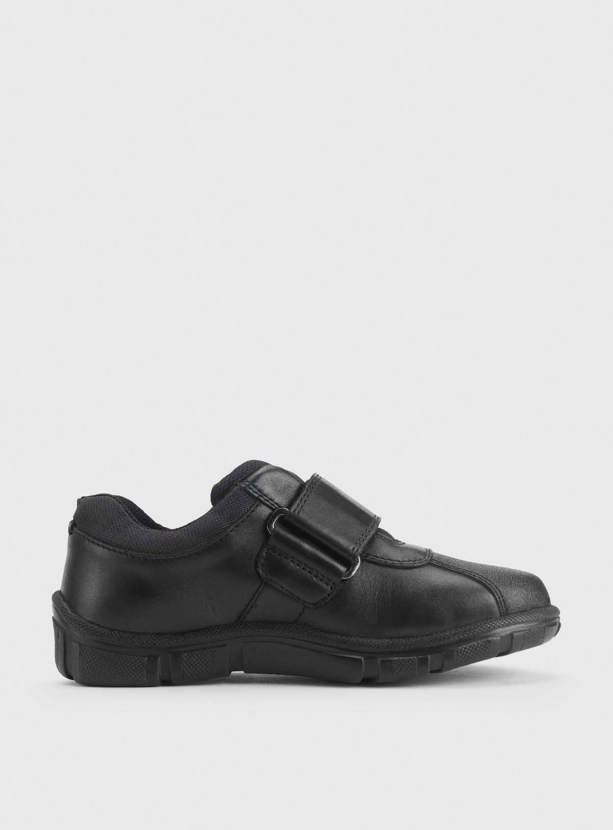 START-RITE Atlas Black Leather Dual Fit School Shoes 13 Infant - Image 4 thumbnail